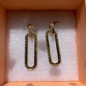 Jules Smith Oval Pave Earring